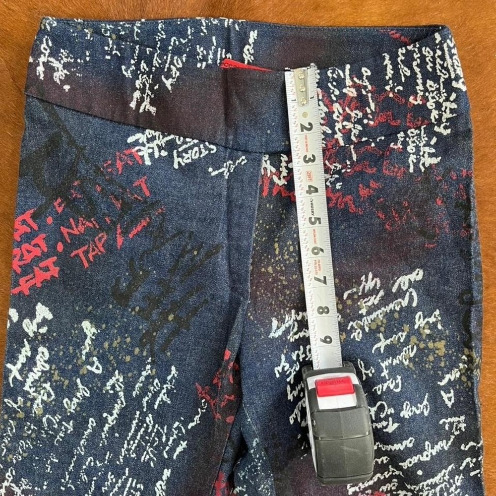 Vintage Necessary Objects Graffiti Script Pants S… - image 7